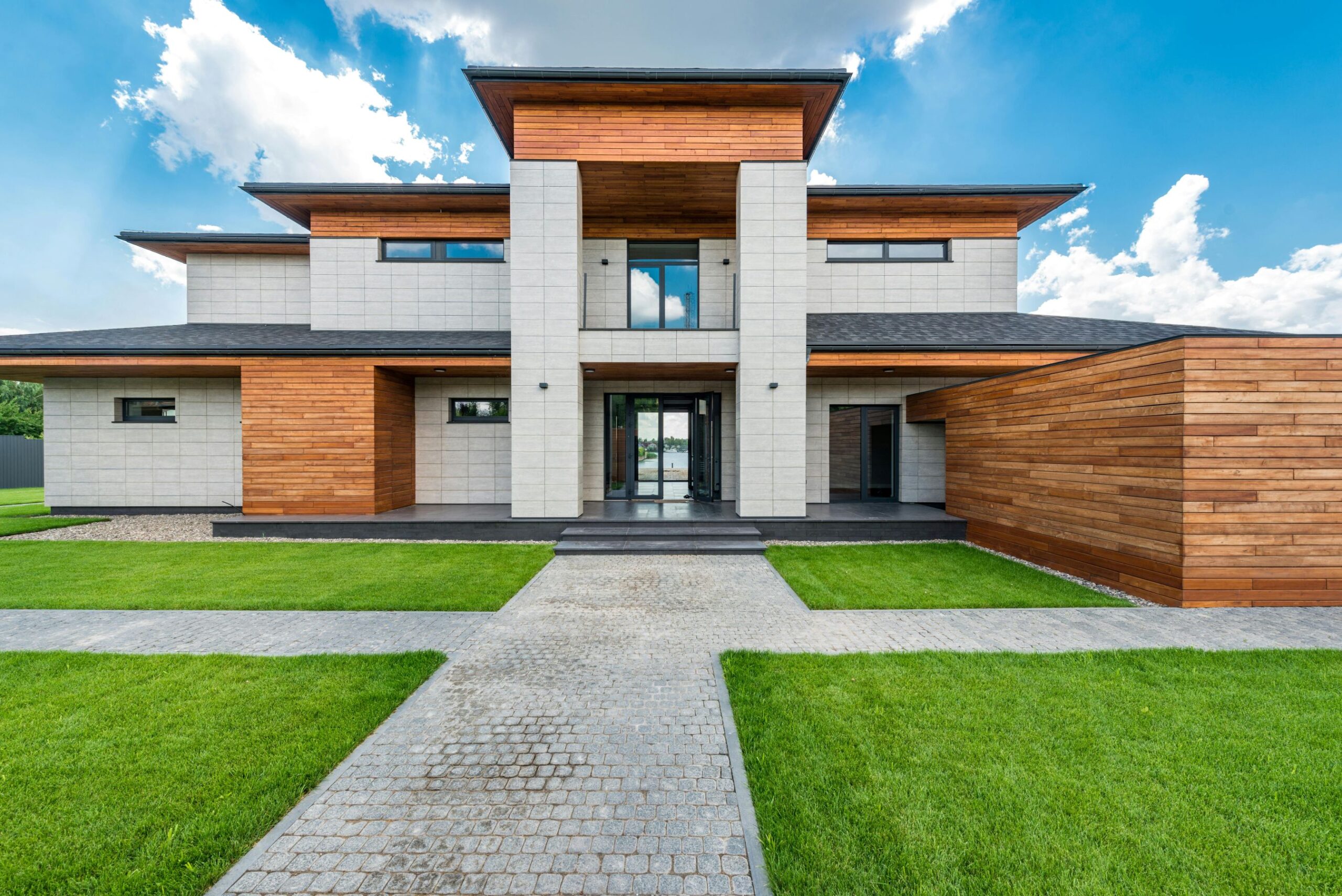 big modern house