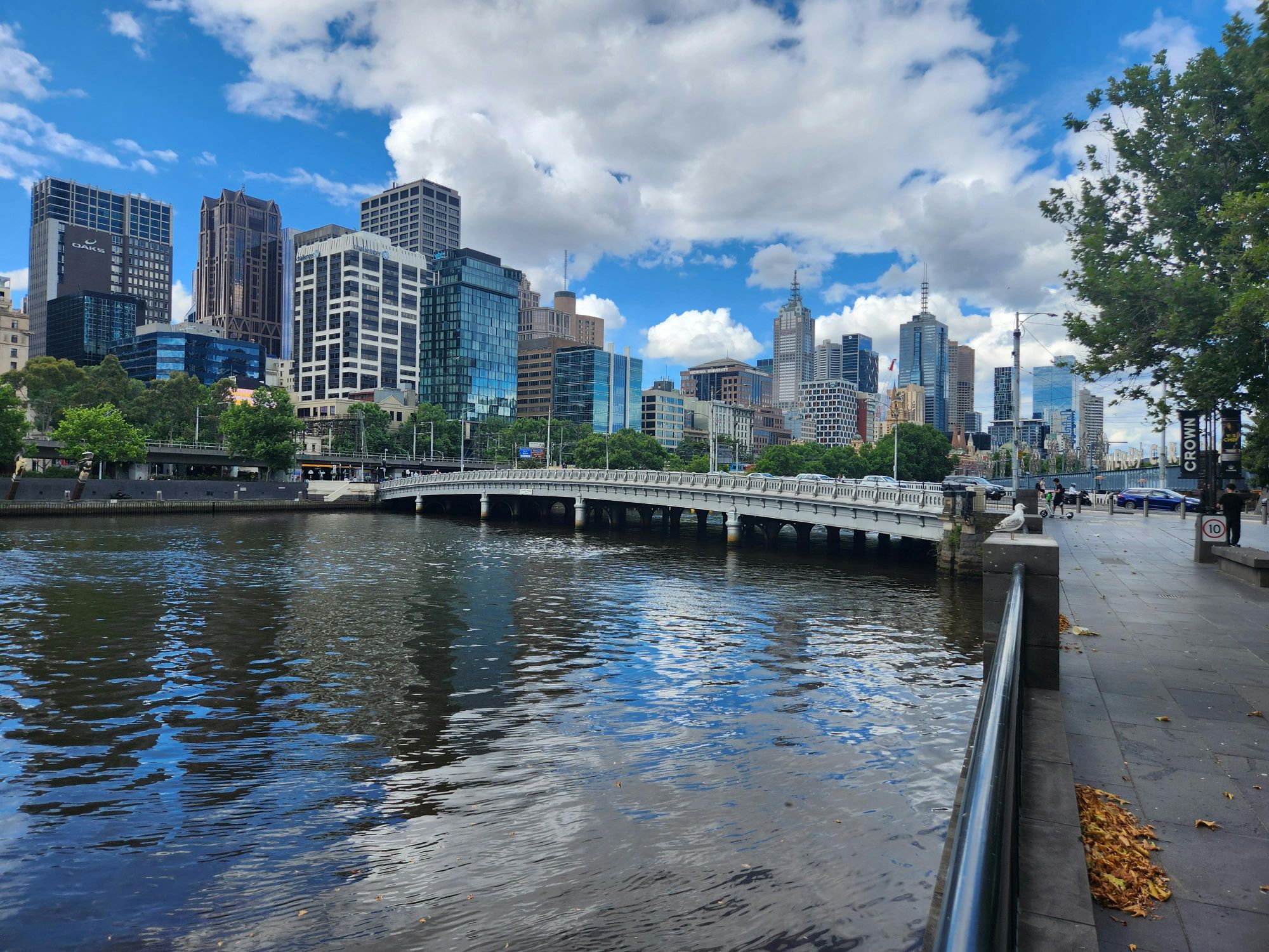 view of Melbourne river
